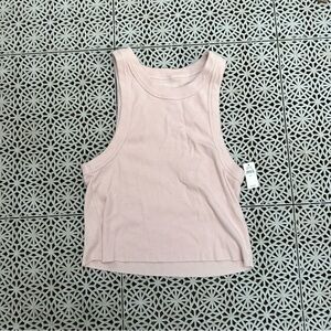 NWT Aerie Ribbed Cuttoff high neck tank